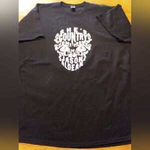 Jason Aldean She's Country Home Grown Down To The Bone Black 2X T-Shirt